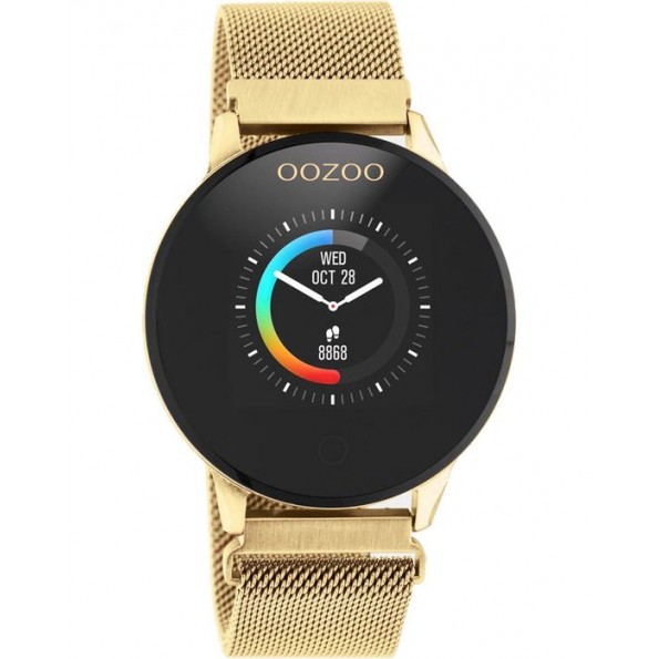 Ρολόι oozoo smartwatch χρυσό μπρασελέ Q00121 ΡΟΛΟΓΙΑ  Γυναικεια Κοσμηματα roihandmade.com