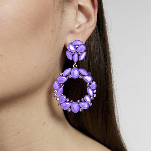 evening earrings -  EARRINGS Γυναικεια Κοσμηματα roihandmade.com
