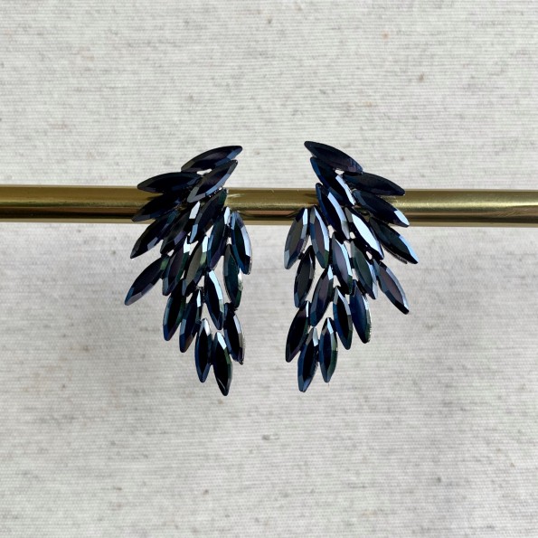Σκουλαρίκια φτερά - Μαύρο ΣΚΟΥΛΑΡΙΚΙΑ