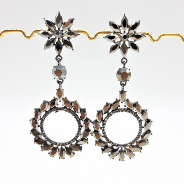 evening earrings -  ΣΚΟΥΛΑΡΙΚΙΑ Γυναικεια Κοσμηματα roihandmade.com