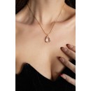 Short zircon crystal stone necklace NECKLACES